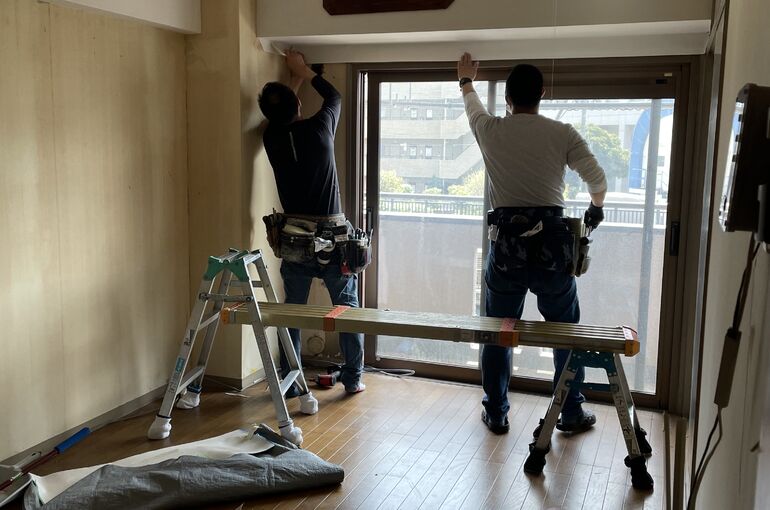 クロス張替え
